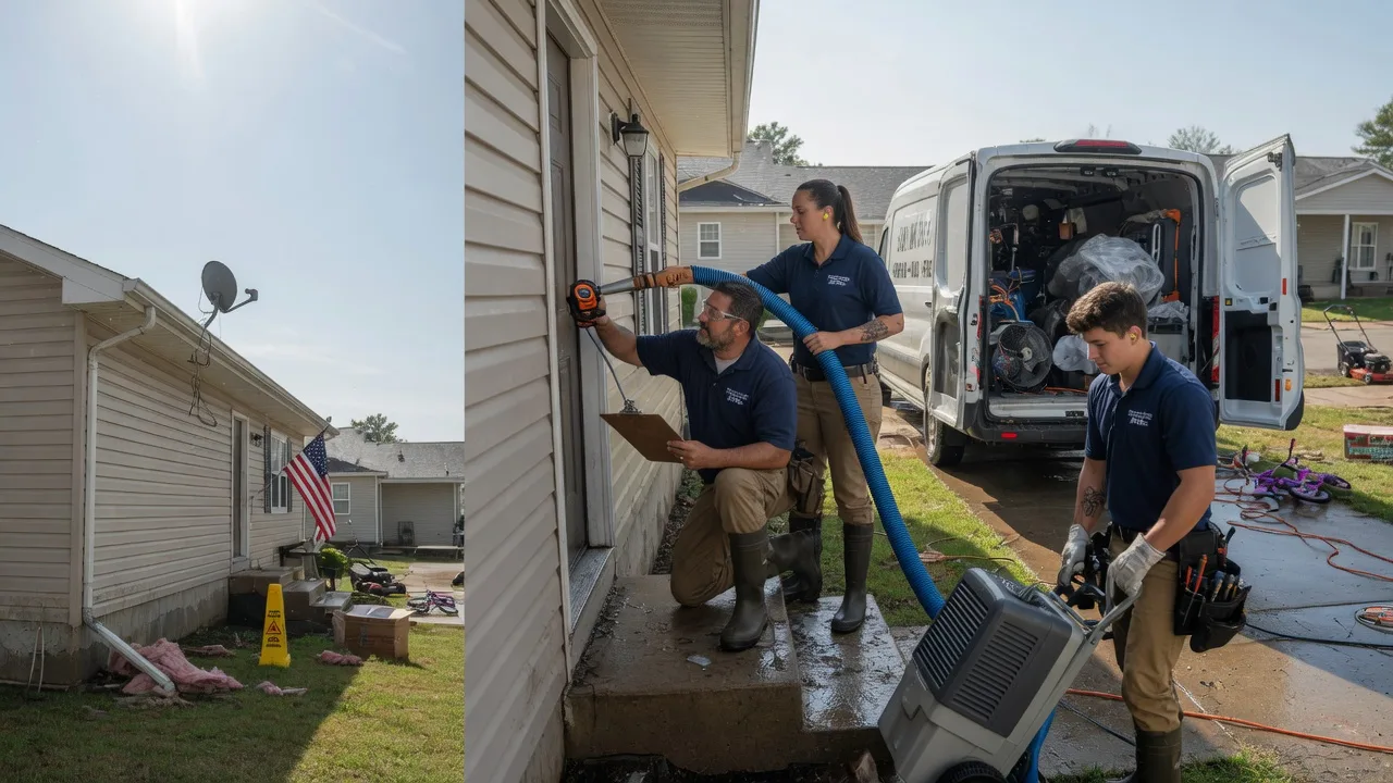 Ceiling Water Damage Restoration in Red Rock, OK near me
