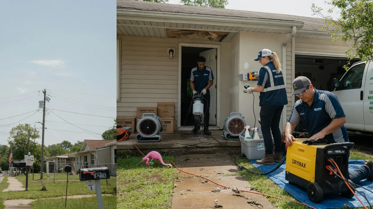 Storm Damage Water Removal in Red Rock, OK near me